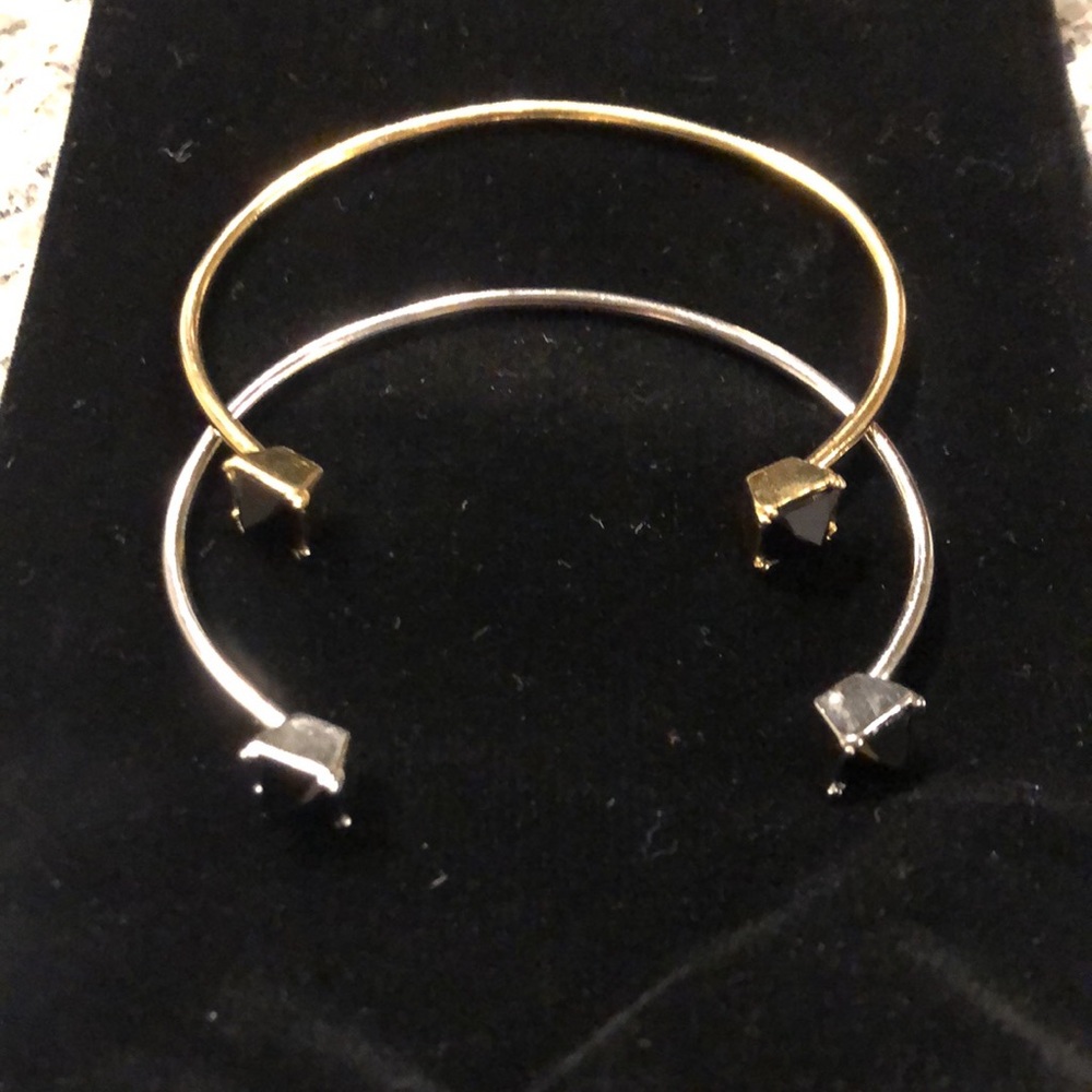 🥳2xHP🥳 SWAROVSKI PYRAMID WIRE BRACELET